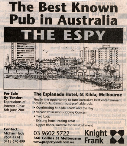 The Espy for Sale