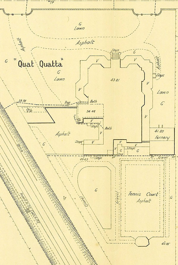 MMBW plan 1452 of Quat Quatta, March 1901