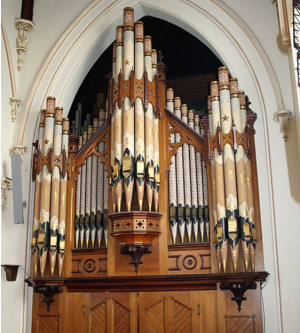 St Kilda Presbyterian Church: the 1892 Fincham &amp; Hobday organ. 