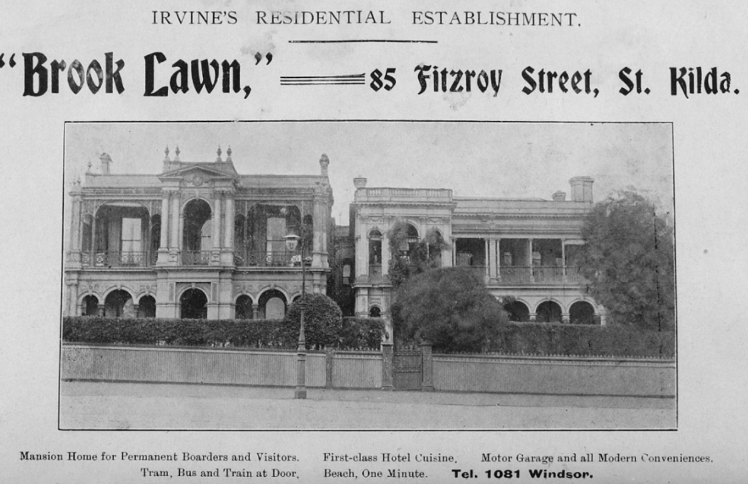 Brooklawn, 91-97 (Extant) Fitzroy Street